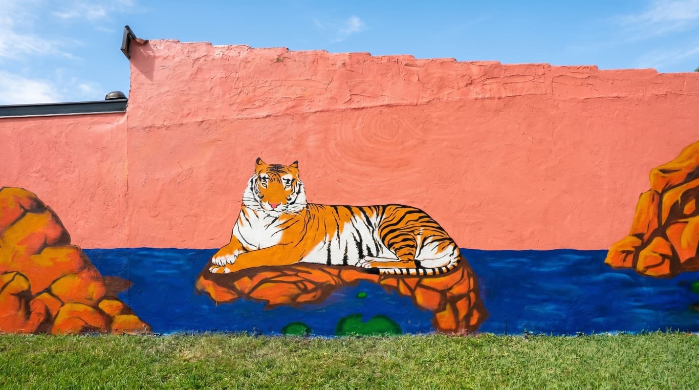 Fresque murale - Fresque animalière, Le Blanc-Mesnil (93)