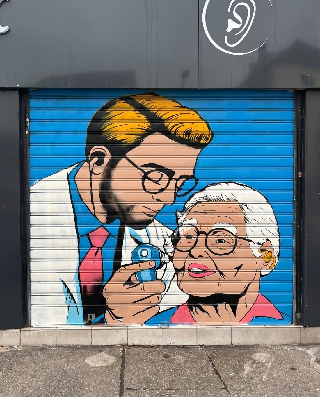 Scène opticien, détail, Le Blanc-Mesnil